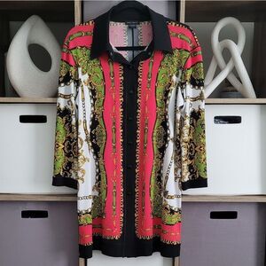 Eva Varro Baroque Chain blouse size XL